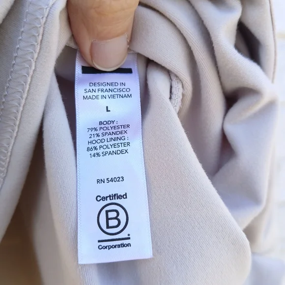 Athleta Glacier Poncho Hoodie Large - Picture 5 of 7